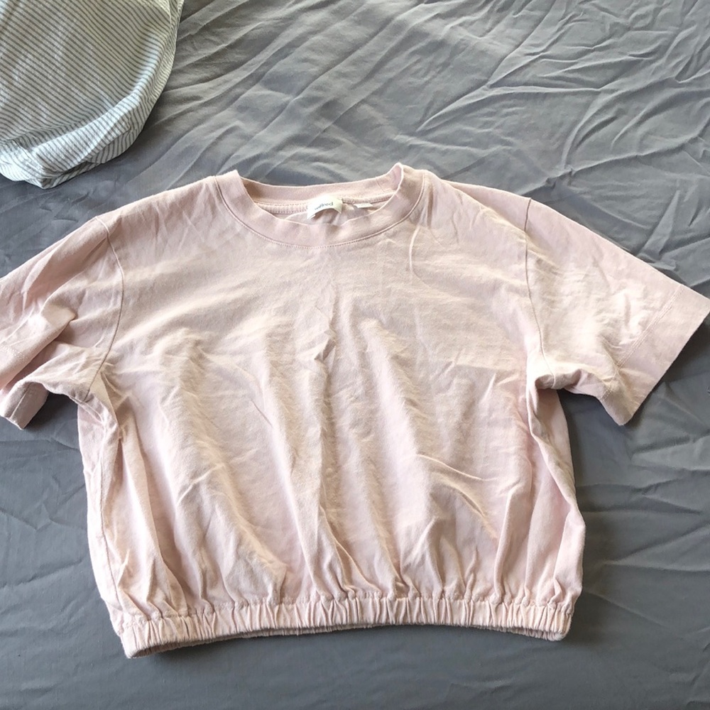 Wilfred pink crop top xs